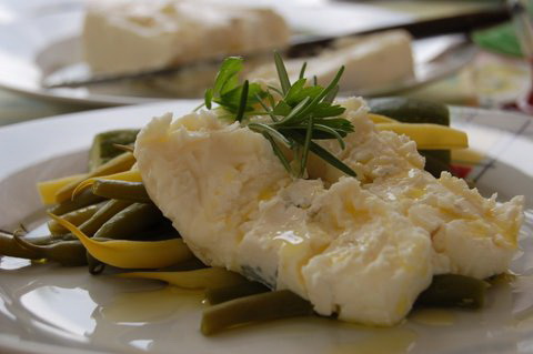 Citromos zöldbab gorgonzola sajttal